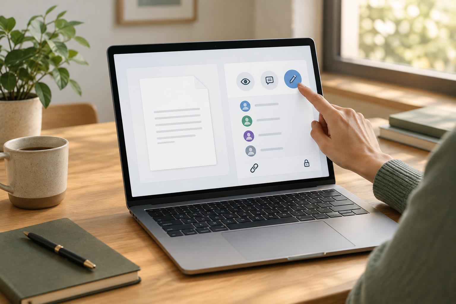 How to Set Sharing Permissions for Collaborative Documents